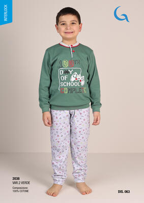 PIGIAMA BAMBINO M/L 2038 Tellini S.r.l. Ingrosso Abbigliamento